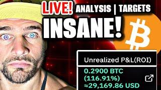 LIVE CRYPTO TRADING - THIS IS SERIOUS!!!! (I AM GOING TO LONG BITCOIN!!!!!!!)