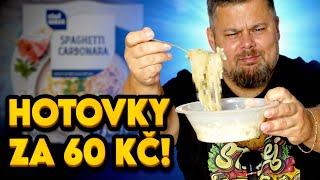 TEST HOTOVEK ZA 60 Kč! Dobré jídlo nebo spíše odpad?