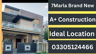 7 Marla Brand New House For sale Gulberg Green islamabad!