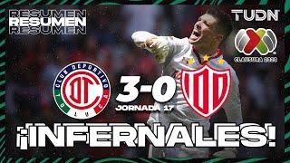 Resumen y goles | Toluca 3-0 Necaxa | CL2023 Liga Mx - J17 | TUDN