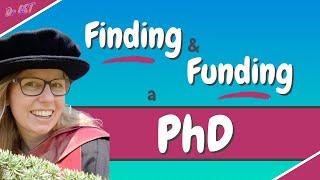 FINDING & FUNDING a PhD! UK University Lecturer tips and suggestions.