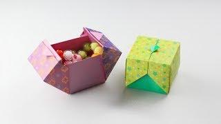 origami box 크리스마스 종이접기 상자접기 (Designed by SWEET PAPER)