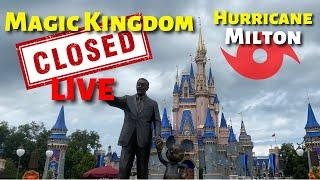 LIVEMagic Kingdom Closing as Major Hurricane Impacts Being Seen NOW At Walt Disney World