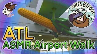 The Ultimate ASMR Airport Walk - Atlanta (ATL) - All Gates, All Concourses, No Interruptions!