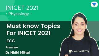 ECG | Must Know Topics for INICET 2021| Physiology | Let's Crack NEETPG | Dr.Nidhi Mittal