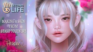 Heaux || Making a SecondLife Skin from Start to Finish!