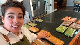 Epic Meal Prep! 13 Summer Dinners Prepped in 1 Hour! Making Life EASIER!