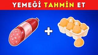 Emojilerle Yemeği Tahmin Et️ 32 Eğlenceli Soru!  Kaçını Doğru Bulacaksın? 