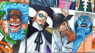 Drawing Strawhat Pirates as Blackbeard Pirates | One Piece | ワンピース