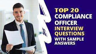 Compliance Officer Interview Questions and Answers for 2024