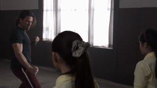 Eliot teaches little girls martial arts [] Leverage S2 Ep4