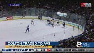 Tampa Bay Lightning send Ross Colton to Colorado in exchange for an early draft pick