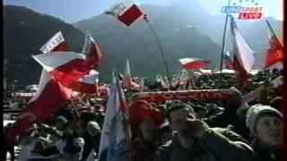 Adam Małysz vs Sven Hannawald - Planica 2003 - 1st competition - 1st round (amazing commentary!!)