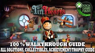 Tin Hearts 100% Achievement Walkthrough | ALL Puzzle Solutions & Achievement / Trophy Guide