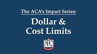 Dollar & Cost Limits - ACA's Impact | HealthWatch Wisconsin & ABC for Health