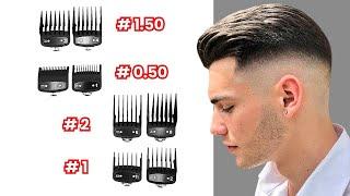 Cuales son las Medidas y Peinetas para Cortar el Cabello | Máquina Clipper | Barbería