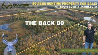 80 Acre Secluded Hunting Property For Sale in St. Louis County, Minnesota! | "The Back 80"