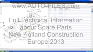 Full Technical Information: Spare Parts New Holland Construction Europe 2013