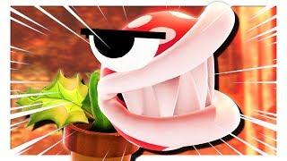 Piranha Plant but some funny stuff happens