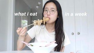 what i eat in a school week (korean food + realistic)