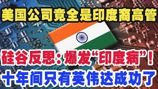 美国公司竞全是印度裔高管，硅谷反思:爆发“印度病”！十年间只有英伟达成功了