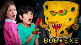 ¡Baby Rick destruye a Bob Esponja.EXE!   (FAMILIA VIRALES NOVELA)