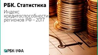 РБК-Уфа, проект РБК. Статистика – Индекс кредитоспособности регионов России - 2017