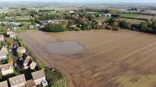 Flooding of Climping Farm Field | 300 New Houses! | Drone 4K