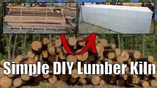 Simple DIY Wood Drying Kiln