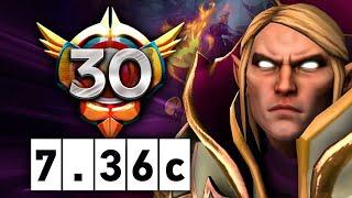 Инвокер 30 тира показывает очень активную игру! - BZM Invoker 7.36 DOTA 2