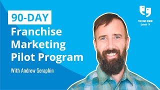 What is SocialMadeSimple's (Free) 90-Day Franchise Marketing Pilot Program?