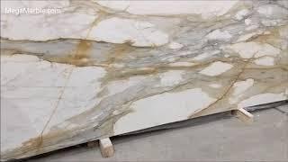 Calacatta Gold Extra White Marble Slabs