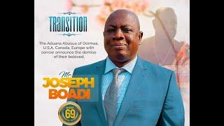 FINAL FUNERAL OF THE LATE MR  JOSEPH BOADI , FRAMINGHAM  MA  USA