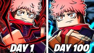 (NEW UPDATE) I Survived 100 Days As YUJI ITADORI in Jujutsu Kaisen... This is what happened.