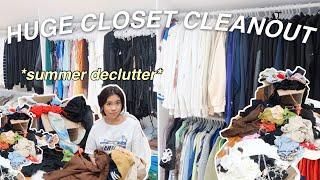 EXTREME CLOSET CLEANOUT *declutter for summer*