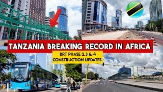 Insane Construction Updates of Tanzania's BRT Phase 2,3 & 4