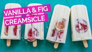 Fig & Vanilla Bean Popsicle