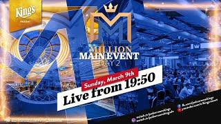  Final Table of €250 King's Million NLH Main Event live from King's Resort 