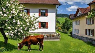 Switzerland Countryside Life _ Swiss Farm House , Kanton Thurgau