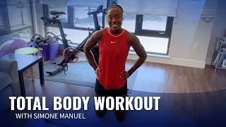 3 Rounds At Home Workout with Olympian Simone Manuel