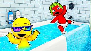 Baby Floods House in Whos Your Daddy (Funny Moments)