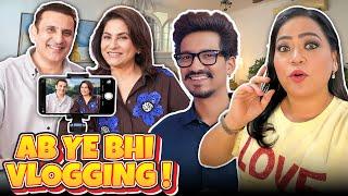 @ArchanaPuranSingh_Official Ne Bhi Vlogging Start Kardi | Bharti Singh | Harsh Limbachiya |Gola