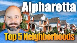 I Visited The Top 5 Neighborhoods in ALPHARETTA Georgia