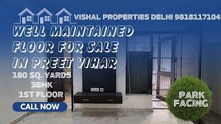 Well Maintained 3Bhk Floor for Sale in Preet Vihar, East Delhi, Delhi | Flats in Preet Vihar Delhi |