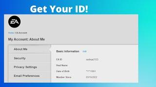 How to find EA ID | How do I find my EA id? | Get EA Username