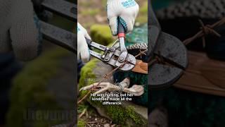 She Saved a Peacock in Pain  This Is Real Compassion#shorts