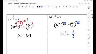 C1 Solve for X (indices)