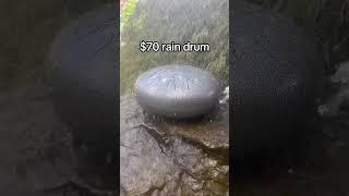 Wait for the last one ️ #nature #drums #garden #outdoors #instrument #rain #relaxing