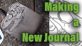 Making A Leather Journal - From inspiration to selling a new handmade item a vlog