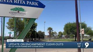 City of Tucson pushes back plans to close two large homeless encampment hotspots